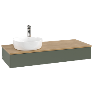Meuble sous-vasque Villeroy &amp; Boch Antao 1200x190x500mm K11051HL FK/AP: HL/1