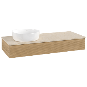 Villeroy &amp; Boch Antao meuble sous lavabo 1200x190x500mm K11113HN avec structure FK/AP: HN/3