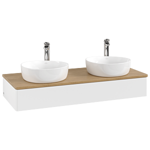 Meuble sous-vasque Villeroy &amp; Boch Antao 1200x190x500mm K13051MT FK/AP: MT/1