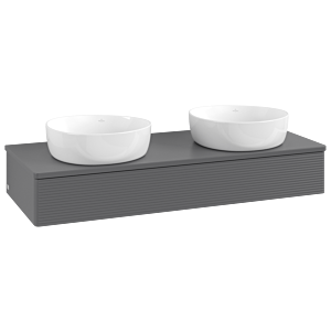 Meuble sous-vasque Villeroy &amp; Boch Antao 1200x190x500mm K13110GK avec structure FK/AP: GK/0