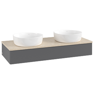 Meuble sous-vasque Villeroy &amp; Boch Antao 1200x190x500mm K13113GK avec structure FK/AP: GK/3