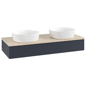 Villeroy & Boch Antao Waschtischunterschrank 1200x190x500mm K13113HG mit Struktur FK/AP: HG/3