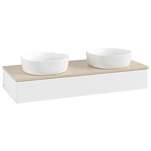 Villeroy &amp; Boch Antao vanity unit 1200x190x500mm K13113MT with structure FK/AP: MT/3