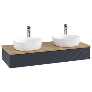 Villeroy & Boch Antao Waschtischunterschrank 1200x190x500mm K13151HG mit Struktur FK/AP: HG/1