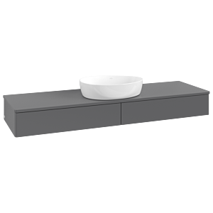 Villeroy &amp; Boch Antao vanity unit 1600x190x500mm K14010GK FK/AP: GK/0