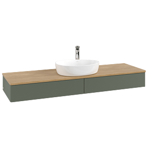 Villeroy &amp; Boch Antao vanity unit 1600x190x500mm K14151HL with structure FK/AP: HL/1