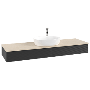 Villeroy & Boch Antao Waschtischunterschrank 1600x190x500mm K14153PD mit Struktur FK/AP: PD/3