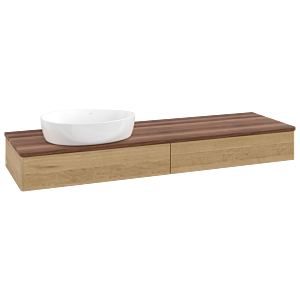 Meuble sous-vasque Villeroy &amp; Boch Antao 1600x190x500mm K15012HN FK/AP: HN/2