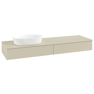 Villeroy & Boch Antao Waschtischunterschrank 1600x190x500mm K15110HJ mit Struktur FK/AP: HJ/0