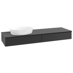 Villeroy & Boch Antao Waschtischunterschrank 1600x190x500mm K15110PD mit Struktur FK/AP: PD/0