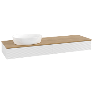 Meuble sous-vasque Villeroy &amp; Boch Antao 1600x190x500mm K15111GF avec structure FK/AP: GF/1