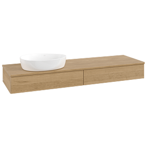 Villeroy & Boch Antao Waschtischunterschrank 1600x190x500mm K15111HN mit Struktur FK/AP: HN/1