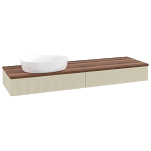 Meuble sous-vasque Villeroy &amp; Boch Antao 1600x190x500mm K15112HJ avec structure FK/AP: HJ/2