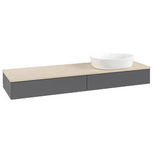 Meuble sous-vasque Villeroy &amp; Boch Antao 1600x190x500mm K16013GK FK/AP: GK/3