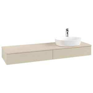 Villeroy & Boch Antao Waschtischunterschrank 1600x190x500mm K16153HJ mit Struktur FK/AP: HJ/3