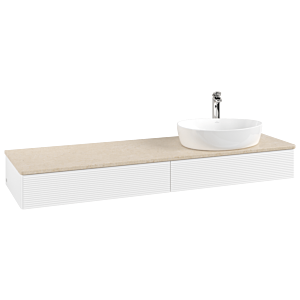Meuble sous-vasque Villeroy &amp; Boch Antao 1600x190x500mm K16153MT avec structure FK/AP: MT/3