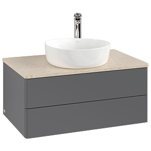 Meuble sous-vasque Villeroy &amp; Boch Antao 800x360x500mm K19053GK FK/AP: GK/3
