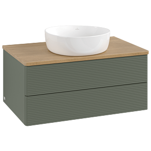 Villeroy & Boch Antao Waschtischunterschrank 800x360x500mm K19111HL mit Struktur FK/AP: HL/1