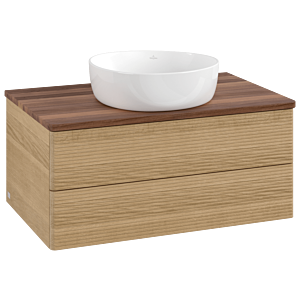 Villeroy & Boch Antao Waschtischunterschrank 800x360x500mm K19112HN mit Struktur FK/AP: HN/2