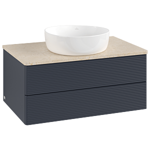 Villeroy & Boch Antao Waschtischunterschrank 800x360x500mm K19113HG mit Struktur FK/AP: HG/3