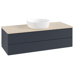 Villeroy & Boch Antao Waschtischunterschrank 1200x360x500mm K21113HG mit Struktur FK/AP: HG/3