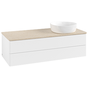 Villeroy & Boch Antao Waschtischunterschrank 1200x360x500mm K23113MT mit Struktur FK/AP: MT/3