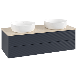 Villeroy & Boch Antao Waschtischunterschrank 1200x360x500mm K24113HG mit Struktur FK/AP: HG/3