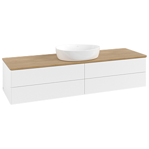 Villeroy & Boch Antao Waschtischunterschrank 1600x360x500mm K25111MT mit Struktur FK/AP: MT/1