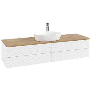 Meuble sous-vasque Villeroy &amp; Boch Antao 1600x360x500mm K25151MT avec structure FK/AP: MT/1