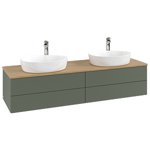 Villeroy &amp; Boch Antao vanity unit 1600x360x500mm K28151HL with structure FK/AP: HL/1