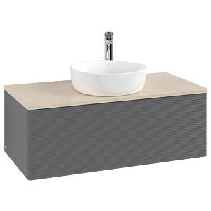 Villeroy & Boch Antao Waschtischunterschrank 1000x360x500mm K31153GK mit Struktur FK/AP: GK/3