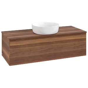 Villeroy und Boch Antao Waschtisch-Unterschrank K32012HM 120x36x50cm, Waschbeckenplattenfarbe warm walnut, warm walnut