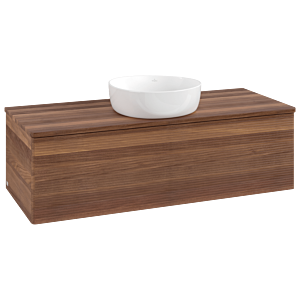 Villeroy &amp; Boch Antao vanity unit K32112HM 120x36x50cm, washbasin top color warm walnut, warm walnut