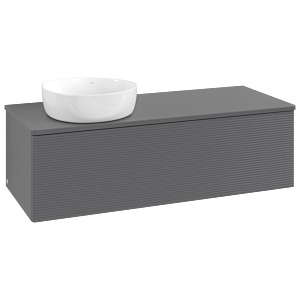 Villeroy & Boch Antao Waschtischunterschrank 1200x360x500mm K33110GK mit Struktur FK/AP: GK/0
