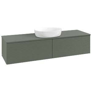 Villeroy & Boch Antao Waschtischunterschrank 1600x360x500mm K36110HL mit Struktur FK/AP: HL/0