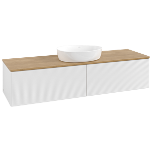 Villeroy & Boch Antao Waschtischunterschrank 1600x360x500mm K36111GF mit Struktur FK/AP: GF/1