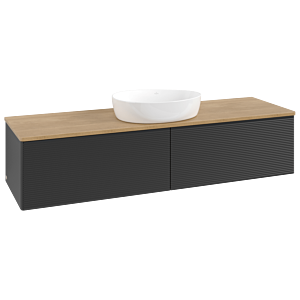 Villeroy & Boch Antao Waschtischunterschrank 1600x360x500mm K36111PD mit Struktur FK/AP: PD/1