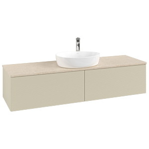 Villeroy &amp; Boch Antao meuble sous lavabo 1600x360x500mm K36153HJ avec structure FK/AP: HJ/3