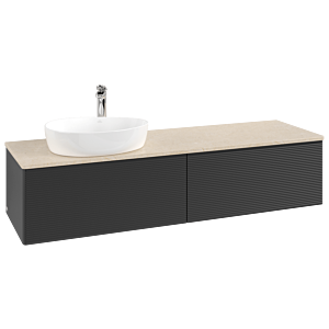 Villeroy & Boch Antao Waschtischunterschrank 1600x360x500mm K37153PD mit Struktur FK/AP: PD/3