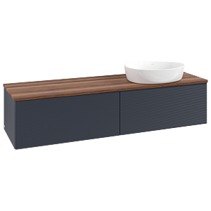 Villeroy & Boch Antao Waschtischunterschrank 1600x360x500mm K38112HG mit Struktur FK/AP: HG/2