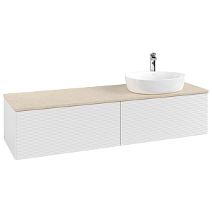 Villeroy & Boch Antao Waschtischunterschrank 1600x360x500mm K38153GF mit Struktur FK/AP: GF/3