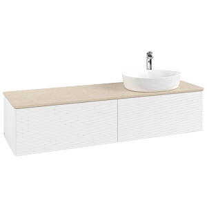 Villeroy &amp; Boch Antao vanity unit 1600x360x500mm K38153MT with structure FK/AP: MT/3