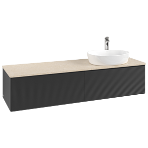 Villeroy & Boch Antao Waschtischunterschrank 1600x360x500mm K38153PD mit Struktur FK/AP: PD/3