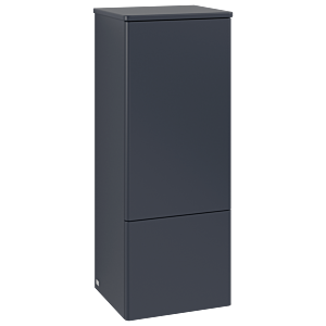 Villeroy und Boch Antao Mittelschrank K43000HG 41,4x103,9x35,6cm, Waschbeckenplattenfarbe Lack, midnight blue matt lacquer