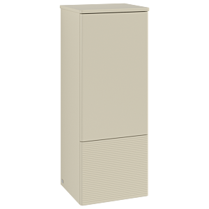 Villeroy and Boch Antao middle cabinet K43100HJ 41.4x103.9x35.6cm, washbasin top color lacquer, silk grey matt lacquer