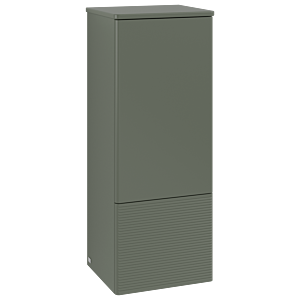 Villeroy und Boch Antao Mittelschrank K43100HL 41,4x103,9x35,6cm, Waschbeckenplattenfarbe Lack, leaf green matt lacquer