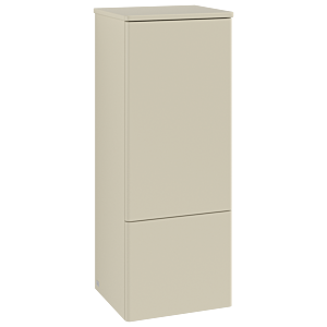 Villeroy und Boch Antao Mittelschrank K44000HJ 41,4x103,9x35,6cm, Waschbeckenplattenfarbe Lack, silk grey matt lacquer