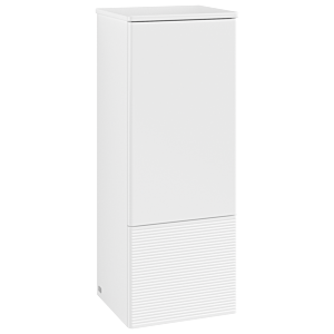 Villeroy und Boch Antao Mittelschrank K44100MT 41,4x103,9x35,6cm, Waschbeckenplattenfarbe Lack, white matt lacquer