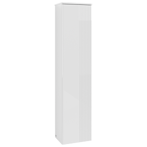 Armoire haute Villeroy &amp; Boch Antao K45100GF 41,4 x 171,9 x 28,7 cm, plan vasque laqué couleur, laque blanche brillante
