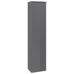 Armoire haute Villeroy &amp; Boch Antao K45100GK 41,4 x 171,9 x 28,7 cm, plan vasque laqué couleur anthracite mat